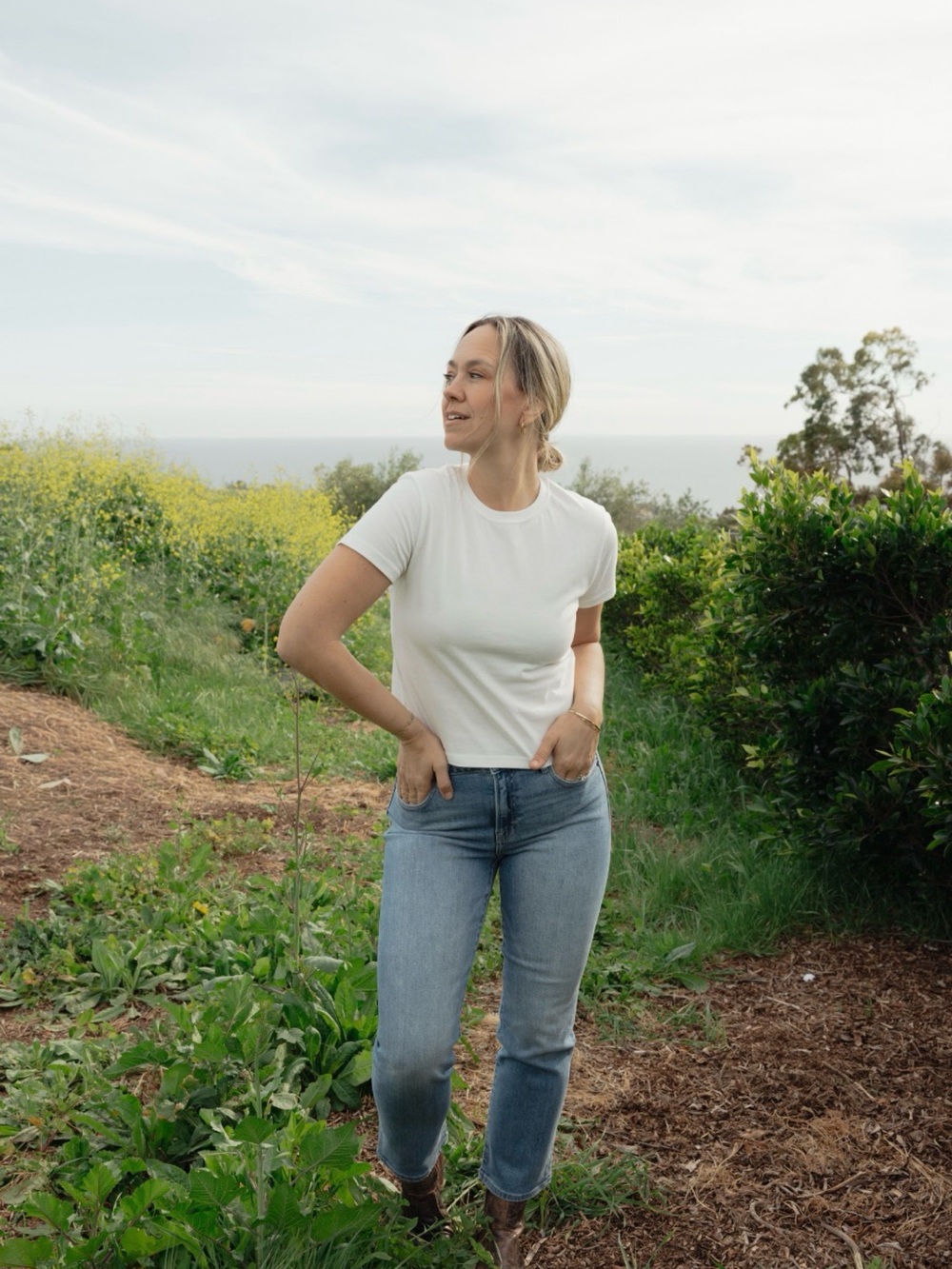 Carly Jean Los Angeles Medium Wash Bailey Jeans